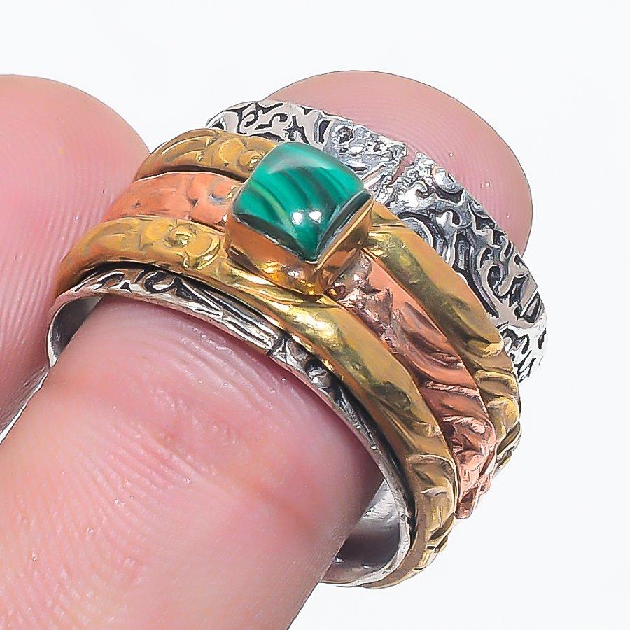 Натуральный Малахит Драгоценный Камень 925 Стерлинговое Серебро Ювелирное Кольцо Размер 9.5 y6h31
Натуральный Малахит Драгоценный Камень 925 Стерлинговое Серебро Ювелирное Кольцо Размер 9.5 y6h31