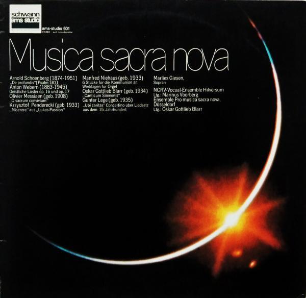 LP Record VARIOUS Musica Sacra Nova 601 Schwann AMS Stu 1970 Germany Classical Used
LP Record VARIOUS Musica Sacra Nova 601 Schwann AMS Stu 1970 Germany Classical Used