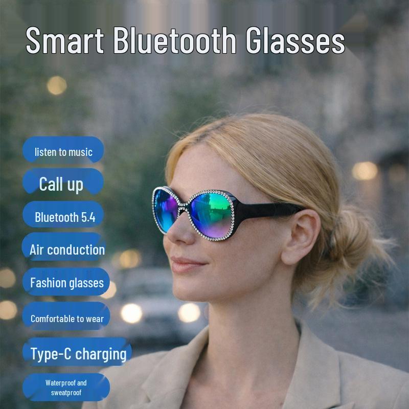 Smart Bluetooth Sunglasses F07/F08 - 2026 European & American Style F08 Black
Smart Bluetooth Sunglasses F07/F08 - 2026 European & American Style F08 Black