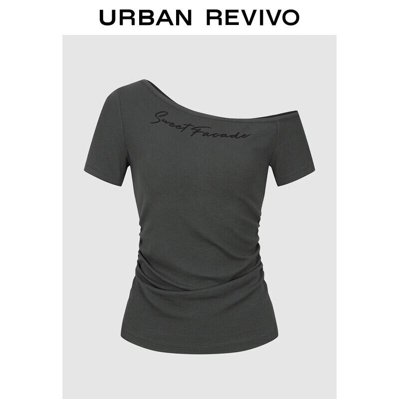 UR2026 Women s Trendy Letter Print Off-Shoulder Short T-Shirt M
UR2026 Women s Trendy Letter Print Off-Shoulder Short T-Shirt M