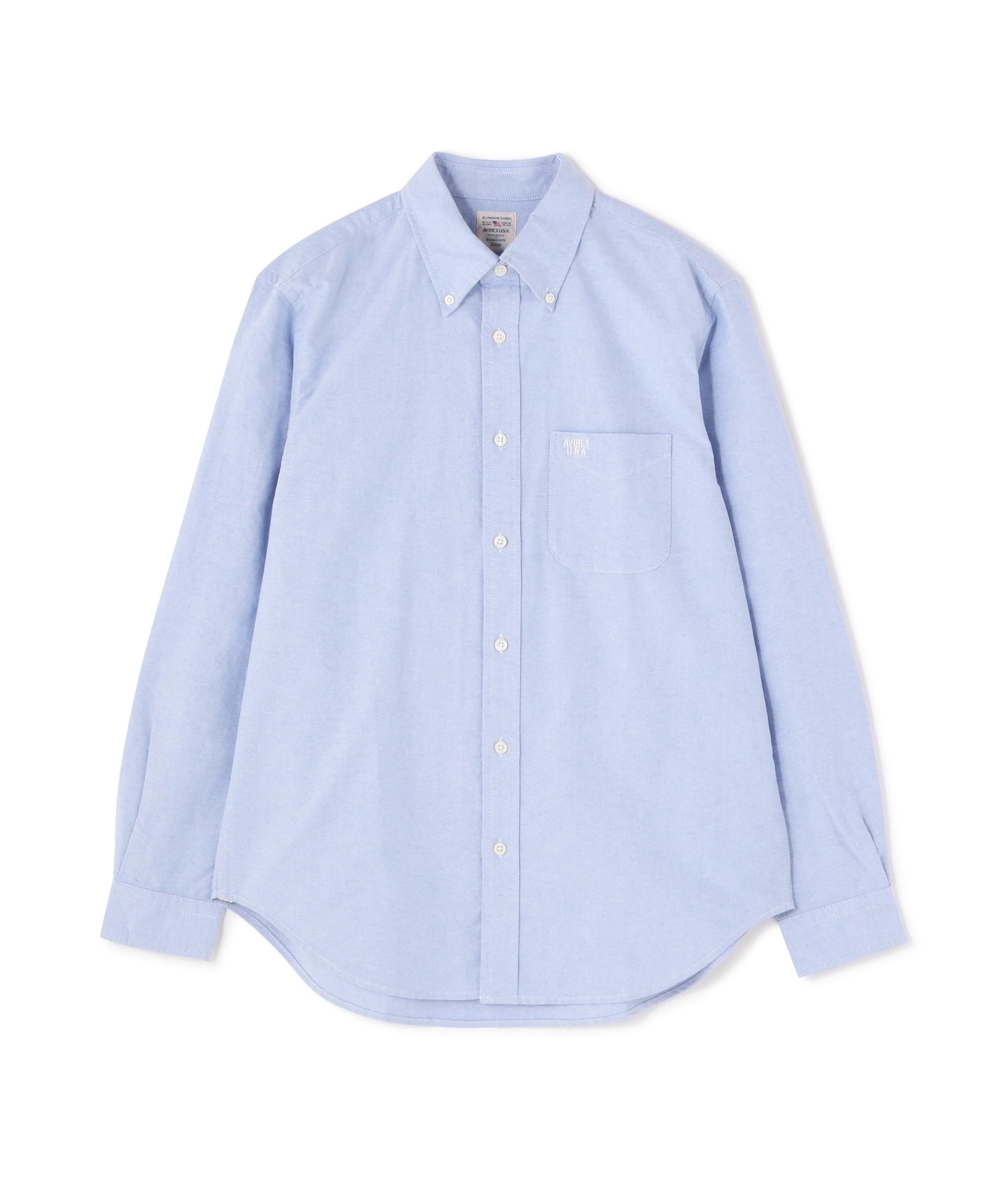 AVIREX DAILY BASIC OXFORD LONG SLEEVE B.D. SHIRT men s L 113 blue 783-3920004
AVIREX DAILY BASIC OXFORD LONG SLEEVE B.D. SHIRT men s L 113 blue 783-3920004