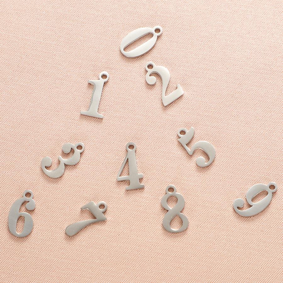 10Pcs/Lot High Quality Mirror Polish Stainless Steel Number Pendants Handmade Jewelry For DIY Lovers Necklace Gifts
10Pcs/Lot High Quality Mirror Polish Stainless Steel Number Pendants Handmade Jewelry For DIY Lovers Necklace Gifts