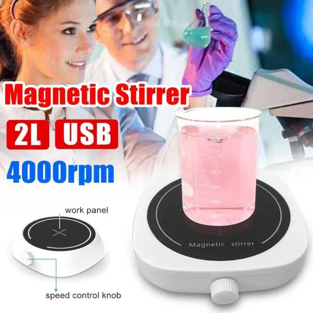 4000RPM Mini Lab Mixer Portable Magnet Stirrer Plate Laboratory Accessory Magnetic Stirrer Home
4000RPM Mini Lab Mixer Portable Magnet Stirrer Plate Laboratory Accessory Magnetic Stirrer Home