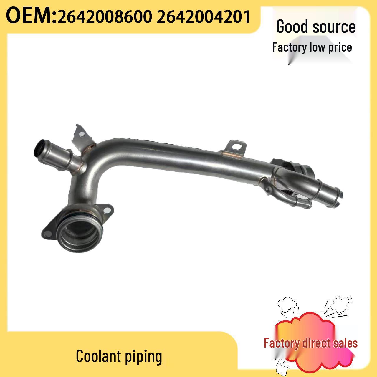 Compatible Mercedes M264 Cylinder Head Coolant Water Pipe 2642004201/2642008600 Mai Enjoy
Compatible Mercedes M264 Cylinder Head Coolant Water Pipe 2642004201/2642008600 Mai Enjoy