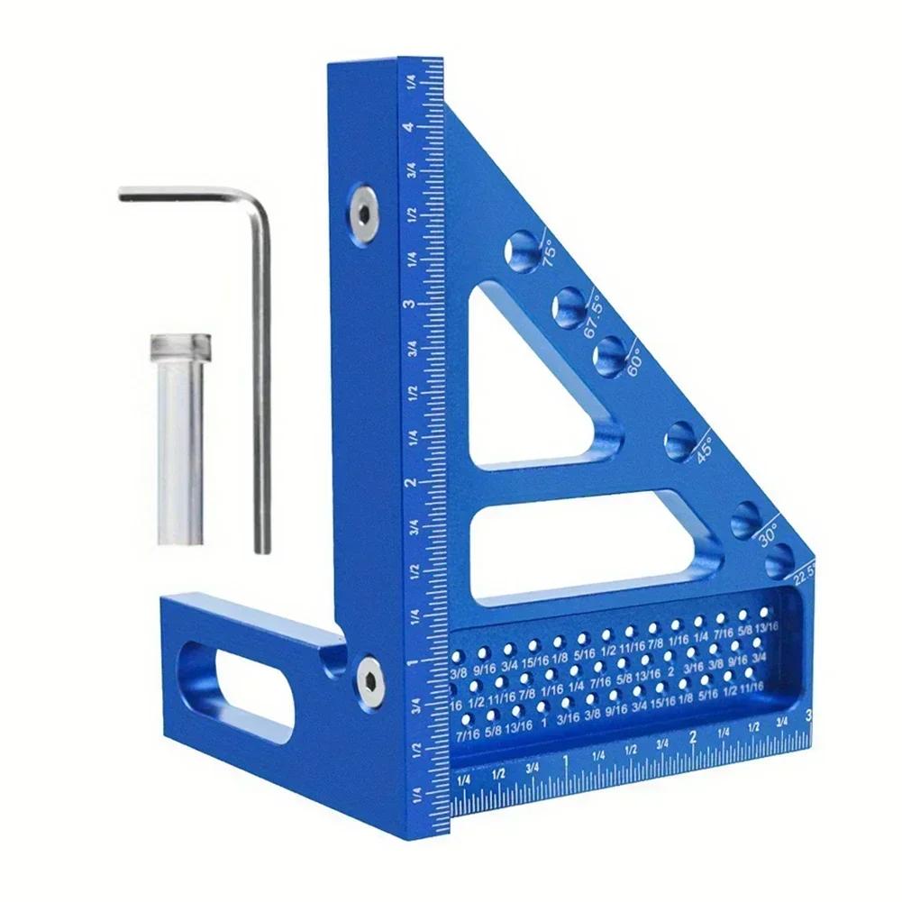 Woodworking Miter Triangular Ruler Aluminum Alloy Square Protractor Imperial Hand Tools Power Tool Accessories Household Supplie
Woodworking Miter Triangular Ruler Aluminum Alloy Square Protractor Imperial Hand Tools Power Tool Accessories Household Supplie