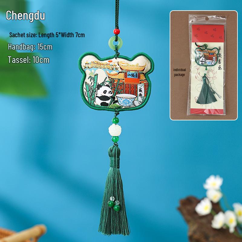 Dragon Boat Festival Mugwort Sachet Pendant - Cultural Creative Tassel Souvenir Cultural sachet (includes mugwort bag)
Dragon Boat Festival Mugwort Sachet Pendant - Cultural Creative Tassel Souvenir Cultural sachet (includes mugwort bag)