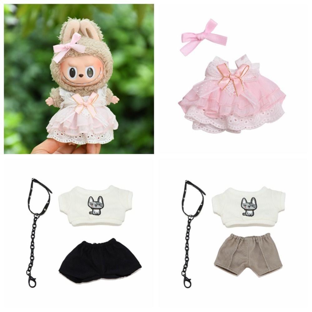 Dress Set 17cm Cotton Doll s Clothes Puppy Cloth Plush Dolls Clothes Cotton Doll Accessories Style C
Dress Set 17cm Cotton Doll s Clothes Puppy Cloth Plush Dolls Clothes Cotton Doll Accessories Style C