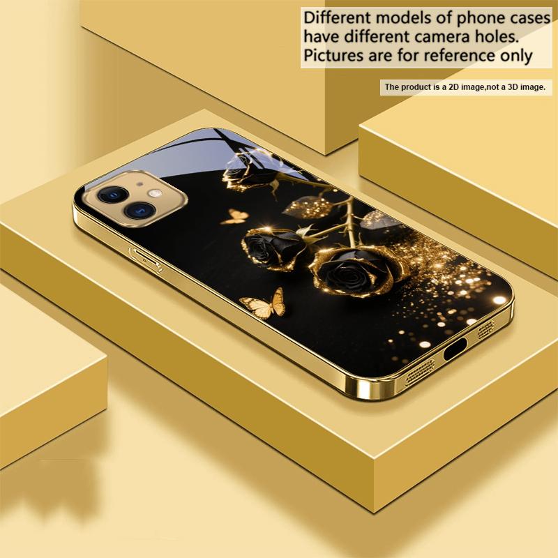 Black and golden roses For IPhone 17Pro Max 16 17 Pro oMax 15 Pro 14 13 Plus 12Mini 11ProMax XR 16E Air Golden glass phone case iPhone Air
Black and golden roses For IPhone 17Pro Max 16 17 Pro oMax 15 Pro 14 13 Plus 12Mini 11ProMax XR 16E Air Golden glass phone case iPhone Air