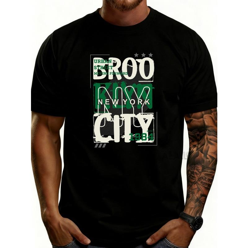 European sizes Street Style Men S T-Shirt Brooklyn New York City Graphic Design Summer Casual Wear for Trendy Men And Gift Ideas for Friends S чёрный
European sizes Street Style Men S T-Shirt Brooklyn New York City Graphic Design Summer Casual Wear for Trendy Men And Gift Ideas for Friends S чёрный