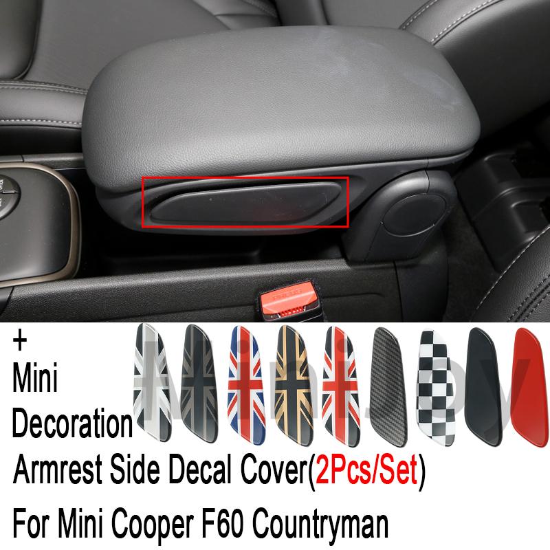 Интерьер автомобиля, подлокотник, боковая наклейка, наклейка для Mini Cooper S F60 Countryman, украшение центрального ящика для хранения
Интерьер автомобиля, подлокотник, боковая наклейка, наклейка для Mini Cooper S F60 Countryman, украшение центрального ящика для хранения
