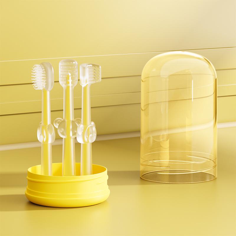 3-Piece Newborn U-Shaped Toothbrush Set with Tongue Scraper and Three-Sided Design PP Box
3-Piece Newborn U-Shaped Toothbrush Set with Tongue Scraper and Three-Sided Design PP Box