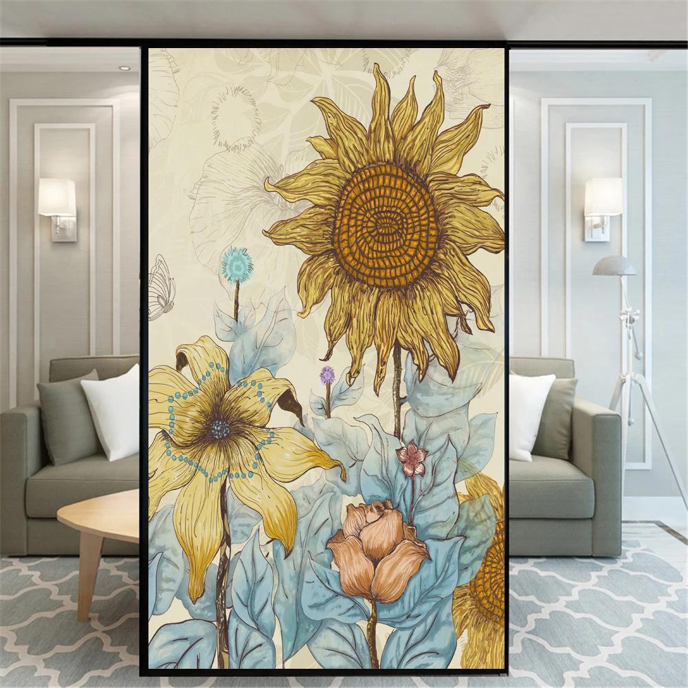 Static Cling Privacy Window Film Decorative Sunflower Window Treatments Window Coverings Glass Sticker for Home (as the picture,40x60cm WxH)
Static Cling Privacy Window Film Decorative Sunflower Window Treatments Window Coverings Glass Sticker for Home (as the picture,40x60cm WxH)