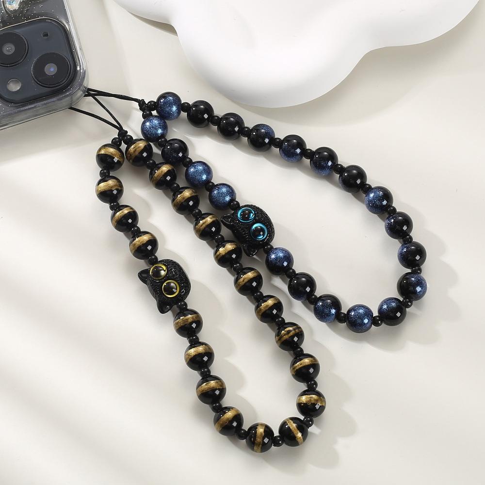 Wrist Strap Beaded Phone Strap Beaded Mobile Phone Lanyard Cute Cat Phone Chain Girls Women синій
Wrist Strap Beaded Phone Strap Beaded Mobile Phone Lanyard Cute Cat Phone Chain Girls Women синій