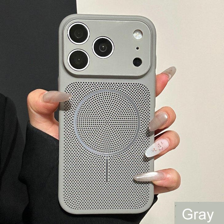 For Magsafe Ultra Thin Heat Dissipation Case For iPhone 17 Air 16 15 14 Plus Pro Max 12 13 Mesh Hole Shockproof Armor Cover iPhone 12
For Magsafe Ultra Thin Heat Dissipation Case For iPhone 17 Air 16 15 14 Plus Pro Max 12 13 Mesh Hole Shockproof Armor Cover iPhone 12