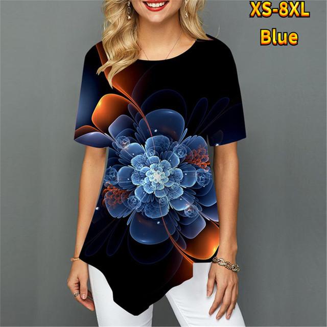 Неровный подол Летние женские футболки в стиле Харадзюку с 3D-принтом и круглым вырезом Персонализированные модные удобные повседневные пуловеры с коротким рукавом XS
Неровный подол Летние женские футболки в стиле Харадзюку с 3D-принтом и круглым вырезом Персонализированные модные удобные повседневные пуловеры с коротким рукавом XS