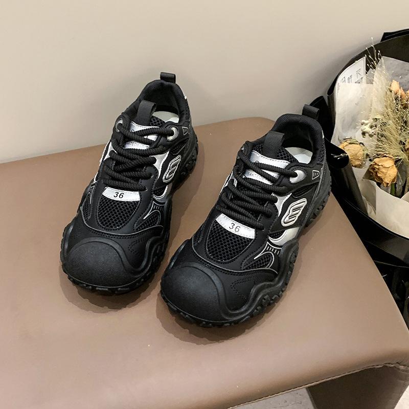 Sneakers women s 2025 new autumn big head ugly cute shoes versatile casual board shoes platform dad shoes single shoes 40 чорний
Sneakers women s 2025 new autumn big head ugly cute shoes versatile casual board shoes platform dad shoes single shoes 40 чорний