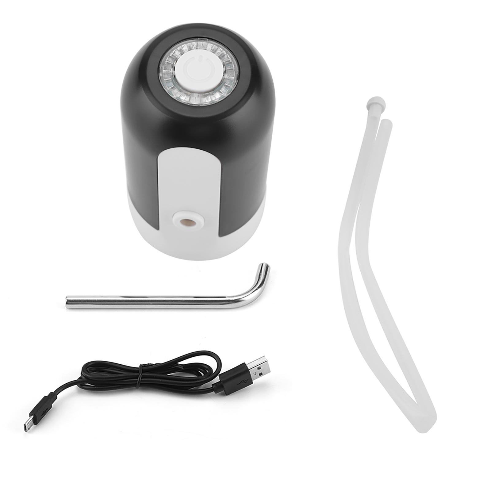 Portable LED Light Bottled Water Pump USB Rechargeable Dispenser for Home Office (Black) чорний
Portable LED Light Bottled Water Pump USB Rechargeable Dispenser for Home Office (Black) чорний