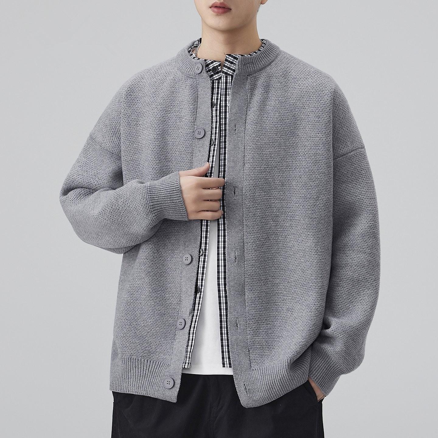 Men s Couple Autumn Winter Knit Cardigan Sweater Coat - Versatile Loose Two-Piece Design 2XL сірий колір
Men s Couple Autumn Winter Knit Cardigan Sweater Coat - Versatile Loose Two-Piece Design 2XL сірий колір