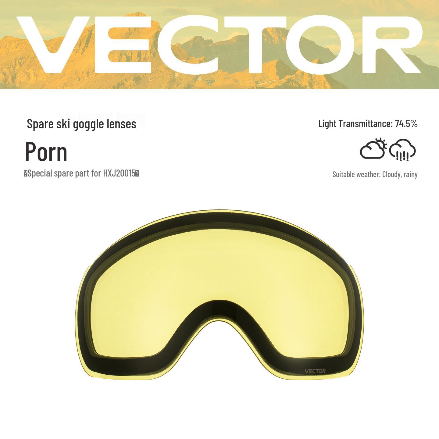 VECTOR Kids Ski Goggles - Double Layer, Anti-Fog, Magnetic Snow Lens, Helmet Compatible, Scratch Resistant.
VECTOR Kids Ski Goggles - Double Layer, Anti-Fog, Magnetic Snow Lens, Helmet Compatible, Scratch Resistant.