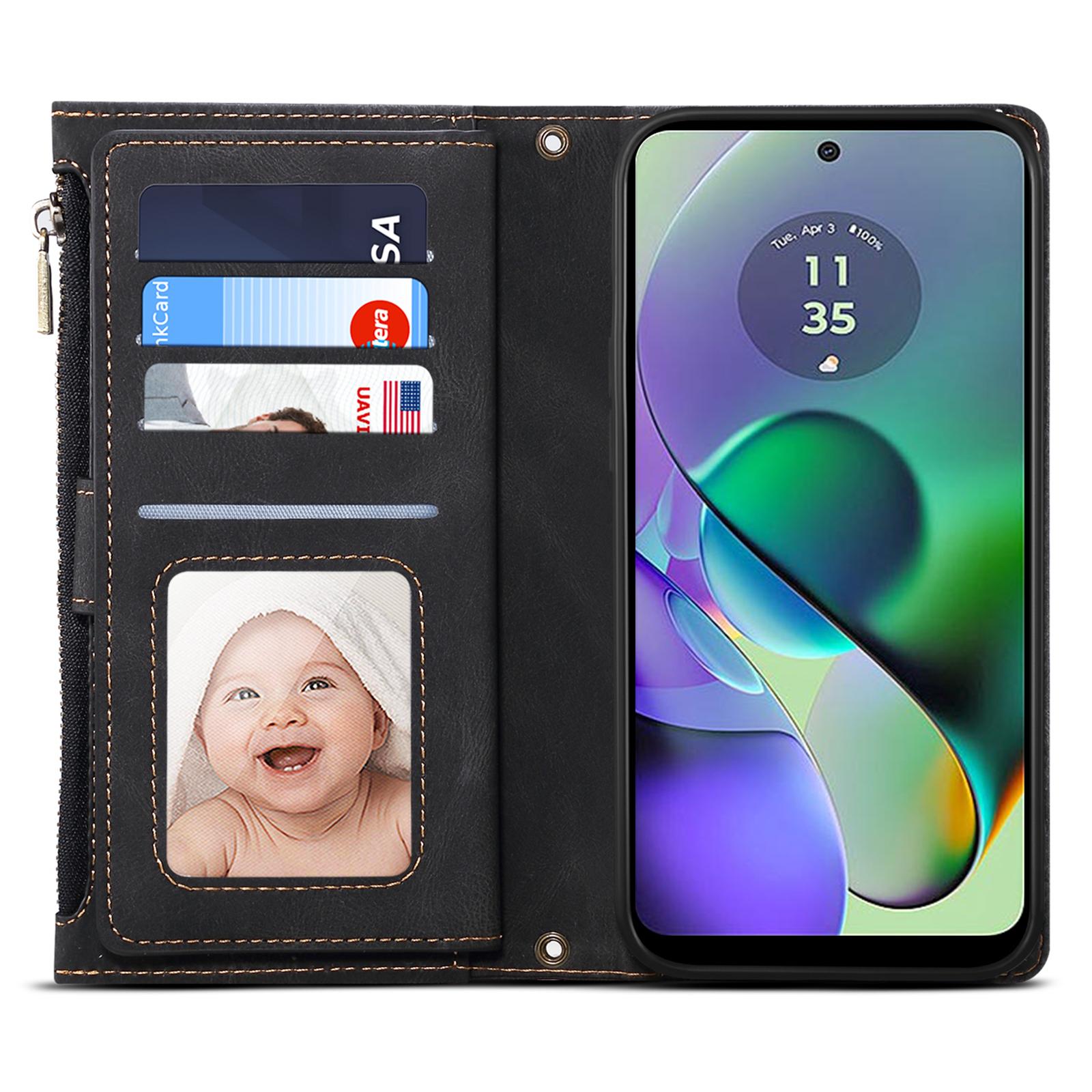 ESEBLE Star Series For Motorola Moto G54 5G Leather Case Zipper Pocket RFID Blocking Phone Cover Brown
ESEBLE Star Series For Motorola Moto G54 5G Leather Case Zipper Pocket RFID Blocking Phone Cover Brown