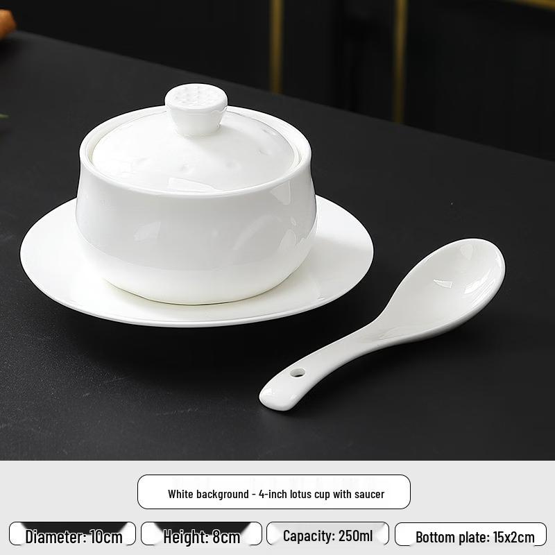 Zhi Shi New Bone China Double Boiler Stewing Pot
Zhi Shi New Bone China Double Boiler Stewing Pot