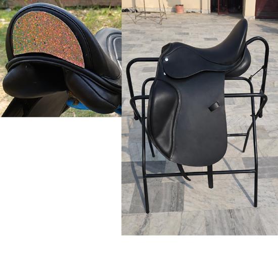Leather Dressage Double Flap Saddle with Changeable Gullets – Elegant Cantle Design 18 Inch чорний
Leather Dressage Double Flap Saddle with Changeable Gullets – Elegant Cantle Design 18 Inch чорний