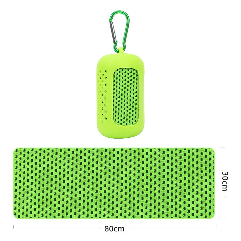 Silicone Sleeve Quick-Dry Cooling Sports Towel 30x80cm трава зеленый
Silicone Sleeve Quick-Dry Cooling Sports Towel 30x80cm трава зеленый