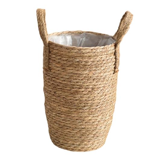 Woven Flower Basket Rustic Seagrass Planter Vintage Vase with Waterproof Lining Indoor Plant Pot for Flower Arrangement Home Storage S
Woven Flower Basket Rustic Seagrass Planter Vintage Vase with Waterproof Lining Indoor Plant Pot for Flower Arrangement Home Storage S