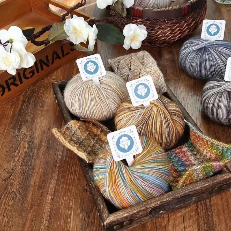 1/2 Super Soft Knitting Wool Yarn Manual Multicolored Variegated Worsted Weight Yarn Multipurpose No Fading Hand Knitting Yarn
1/2 Super Soft Knitting Wool Yarn Manual Multicolored Variegated Worsted Weight Yarn Multipurpose No Fading Hand Knitting Yarn