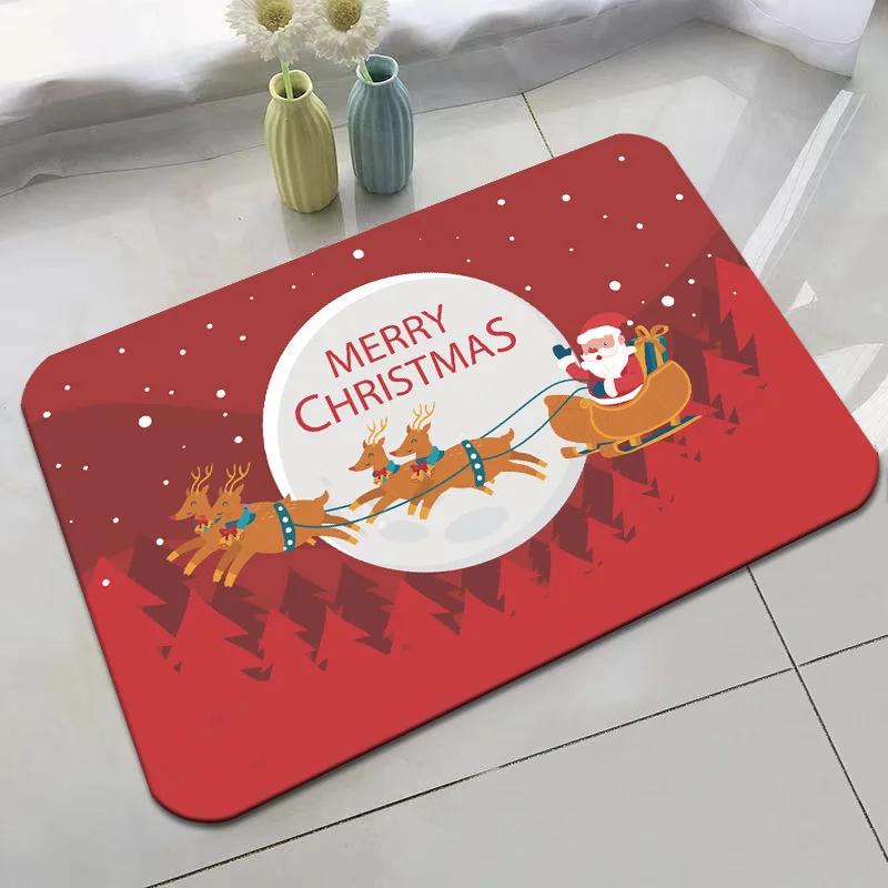 Christmas Non-slip Floor Mat Bathroom Living Room Absorbent Carpet Indoor Kitchen Doormat Shoe Mat Christmas Home Decorations 40x60CM
Christmas Non-slip Floor Mat Bathroom Living Room Absorbent Carpet Indoor Kitchen Doormat Shoe Mat Christmas Home Decorations 40x60CM
