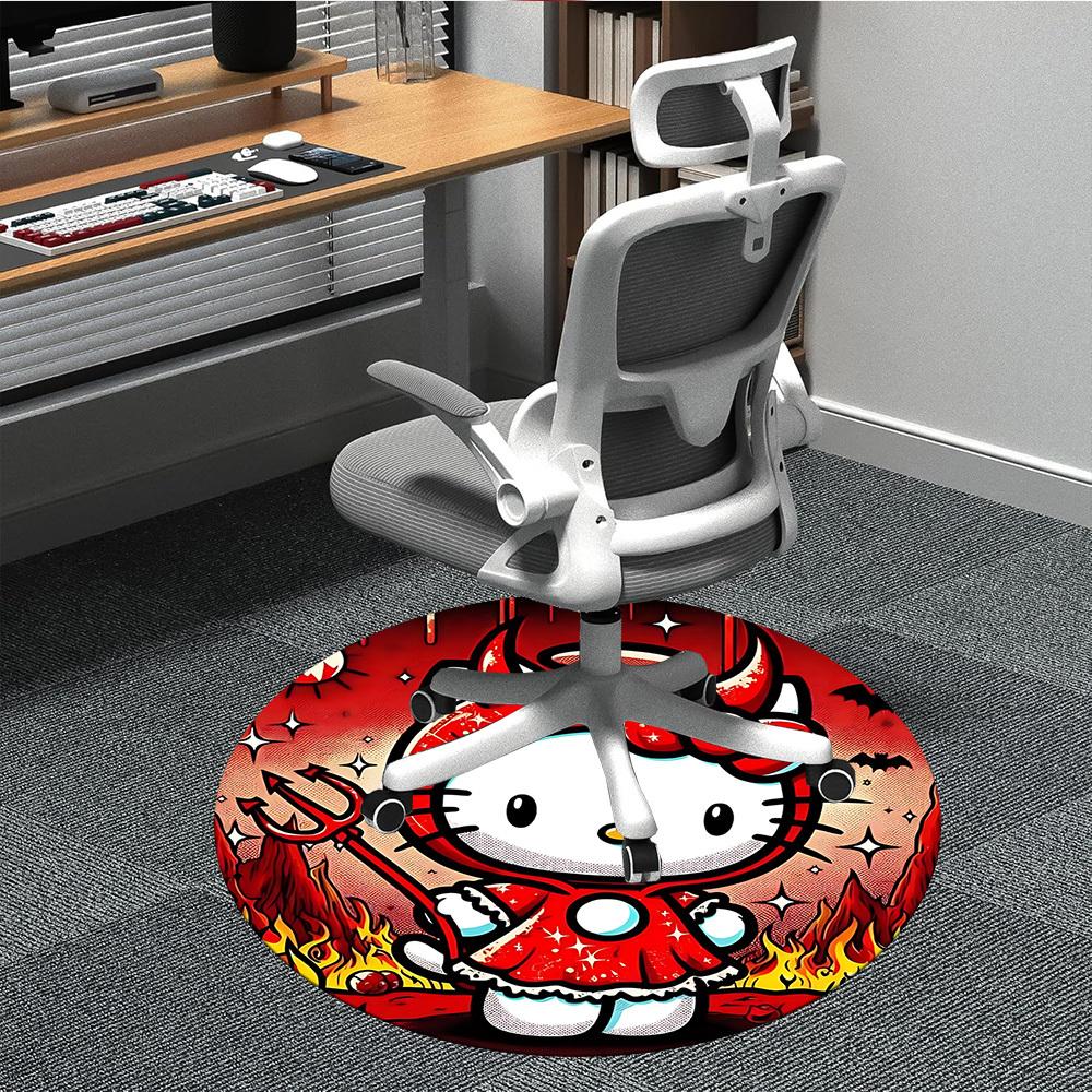 1pc Demon Hello Kitty Chair Carpet for Office Non Slip, Machine Washable Rug for Office, Room Holiday Decor for Christmas, Birthday Polyester 80cm
1pc Demon Hello Kitty Chair Carpet for Office Non Slip, Machine Washable Rug for Office, Room Holiday Decor for Christmas, Birthday Polyester 80cm