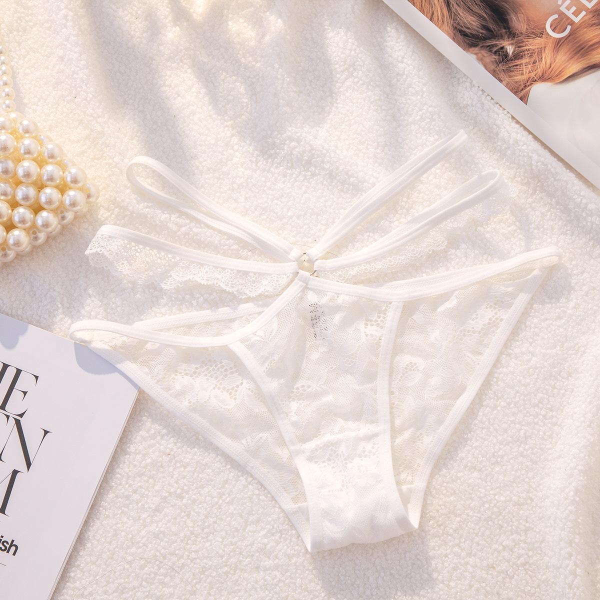 Ladies Summer Thin Sexy Lace Cross Strap Breathable Invisible Cotton Bottom Pack Hip Waist Triangle Briefs L білий
Ladies Summer Thin Sexy Lace Cross Strap Breathable Invisible Cotton Bottom Pack Hip Waist Triangle Briefs L білий