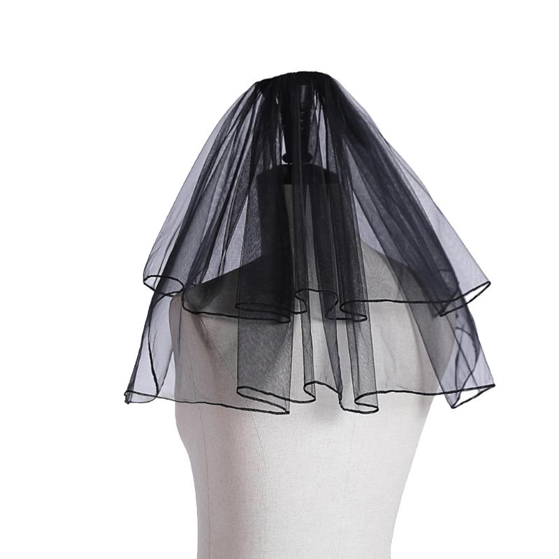 Елегантна чорна фата з тюлю для вечірки на Хелловін Зручна весільна фата Дня Мертвих для будь-якого віку Маскарадне вбрання
Елегантна чорна фата з тюлю для вечірки на Хелловін Зручна весільна фата Дня Мертвих для будь-якого віку Маскарадне вбрання