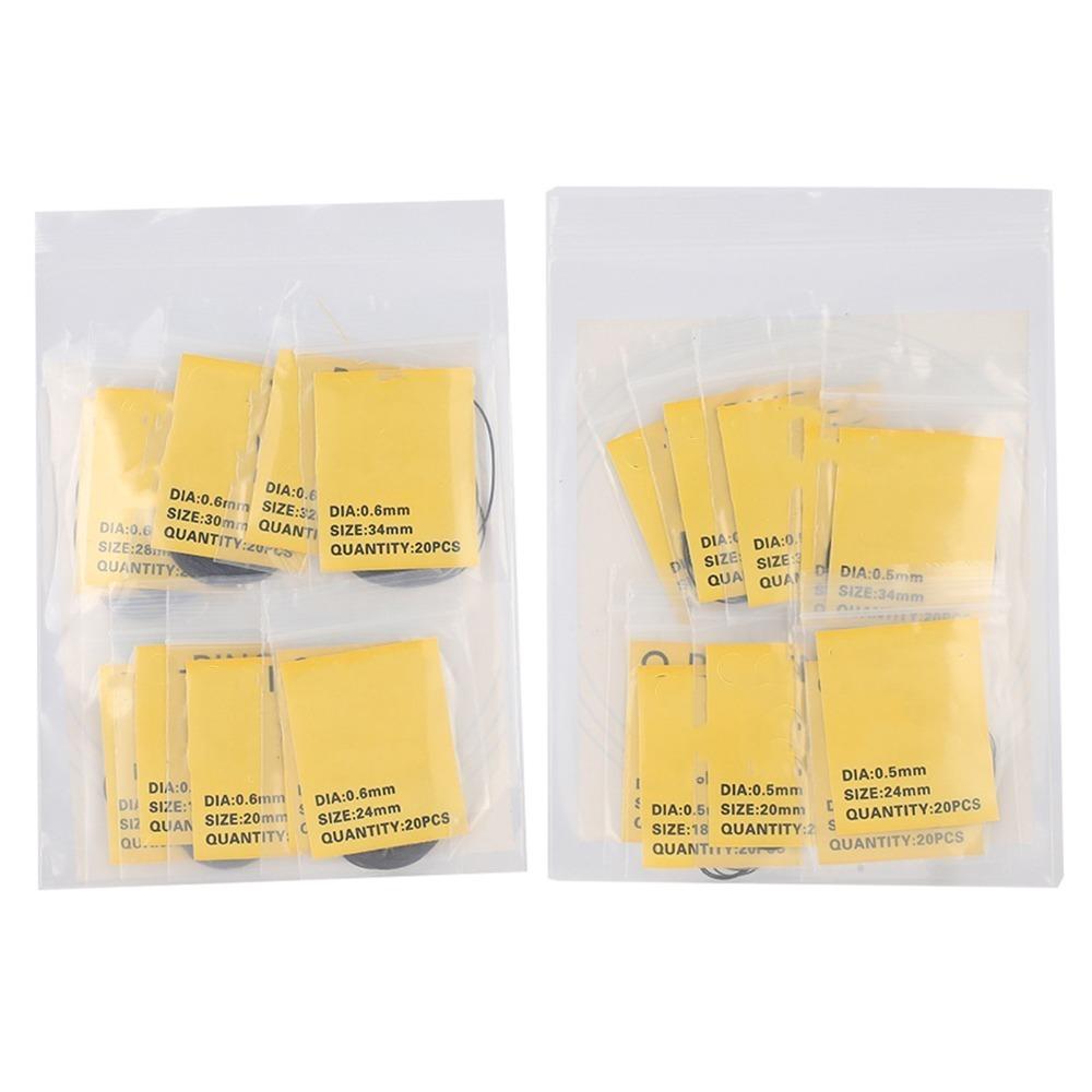 20 Bag Precision Black Watch O Ring Rubber Material 0.5mm/0.6mm Thick Watch Back Sealing Watch Spare Parts Watch Accessories
20 Bag Precision Black Watch O Ring Rubber Material 0.5mm/0.6mm Thick Watch Back Sealing Watch Spare Parts Watch Accessories