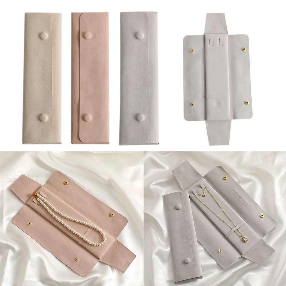 Foldable Necklace Bracelet Pedant Display Exquisite Jewelry Organizer Snap Closure Bag бежевий
Foldable Necklace Bracelet Pedant Display Exquisite Jewelry Organizer Snap Closure Bag бежевий