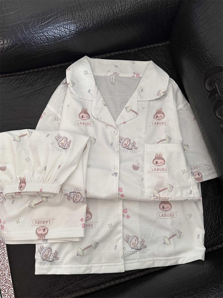 Internet celebrity new rabub pajamas women s summer short-sleeved shorts two-piece set new girls can wear loungewear S
Internet celebrity new rabub pajamas women s summer short-sleeved shorts two-piece set new girls can wear loungewear S