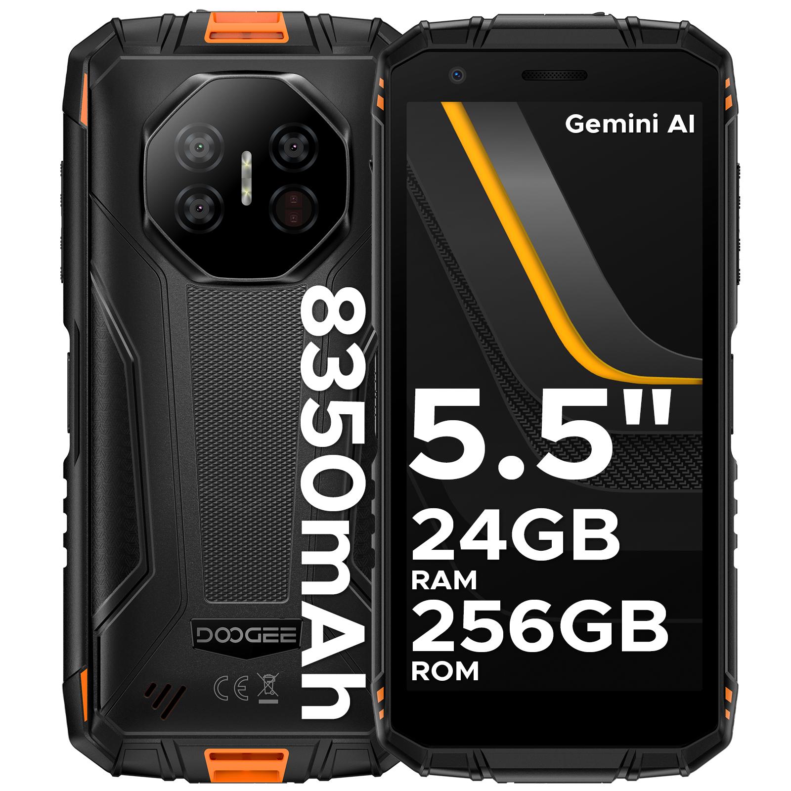 DOOGEE Fire 3 Ultra Міцний Смартфон, 8350 мАг, Android 15, 5,5 HD+, Восьмиядерний, 24 ГБ+256 ГБ, NFC, IP68/IP69K помаранчевий
DOOGEE Fire 3 Ultra Міцний Смартфон, 8350 мАг, Android 15, 5,5 HD+, Восьмиядерний, 24 ГБ+256 ГБ, NFC, IP68/IP69K помаранчевий