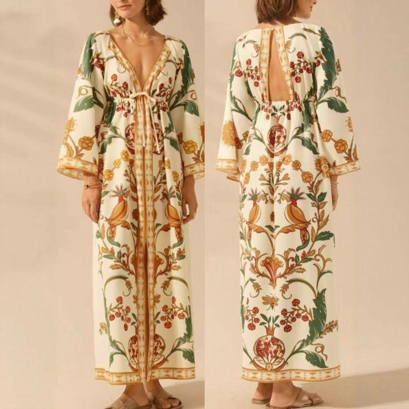 Fashion New Arrival Casual Elegant V Neck Print Long Sleeves Night Dress Color S
Fashion New Arrival Casual Elegant V Neck Print Long Sleeves Night Dress Color S