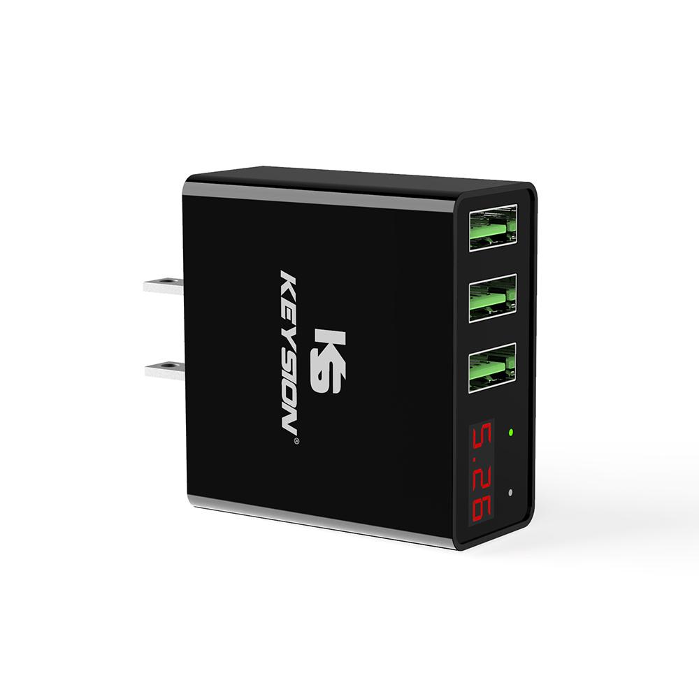 КЛАВІШІ СВІТЛОДІОДНІ цифрові 3 порти USB зарядний пристрій Універсальна стіна мобільний телефон зарядний пристрій для iPhone для Samsung US Plug чорний
КЛАВІШІ СВІТЛОДІОДНІ цифрові 3 порти USB зарядний пристрій Універсальна стіна мобільний телефон зарядний пристрій для iPhone для Samsung US Plug чорний