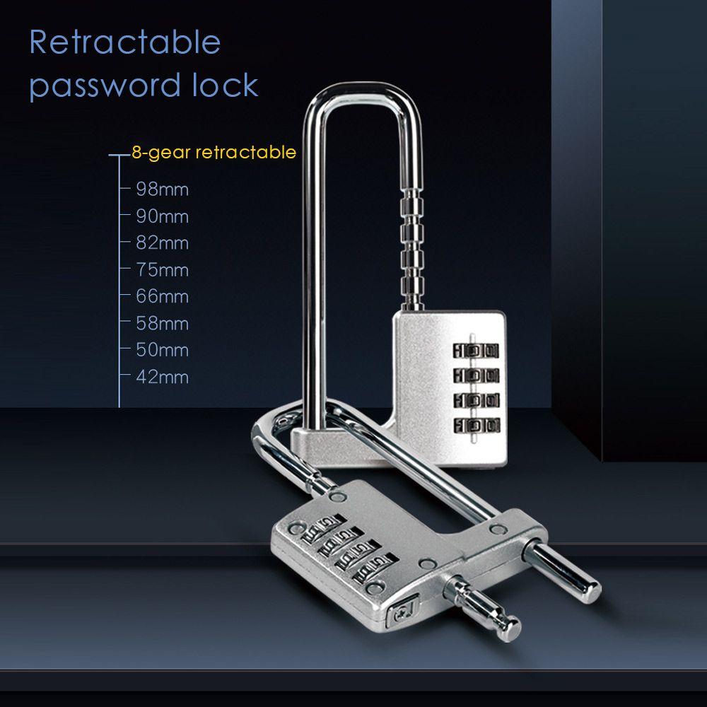 Zinc Alloy Hardware Accessories Adjustable lengthened U-lock Padlock File Cabinet Door Code Lock
Zinc Alloy Hardware Accessories Adjustable lengthened U-lock Padlock File Cabinet Door Code Lock