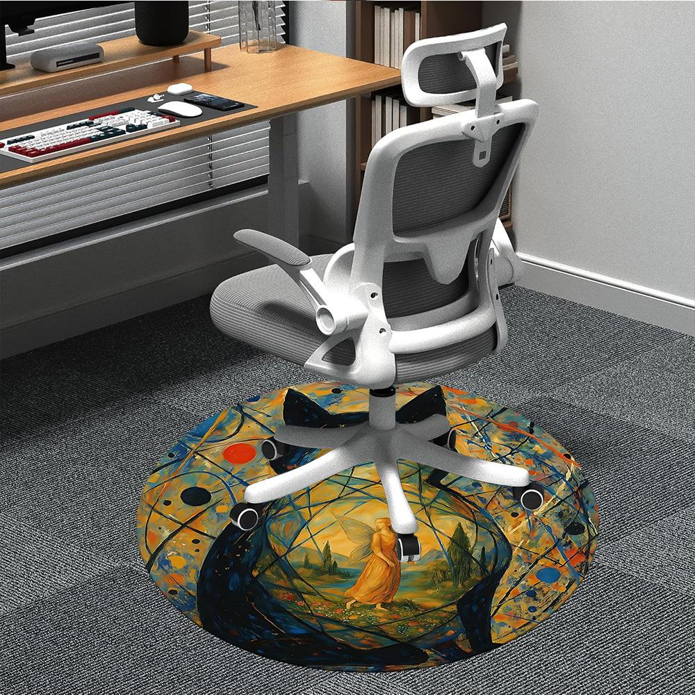 1PC Fairy Forest Cat Office Round Area Rug, Indoor Mat Suitable ForOffice, Under Office Chairs Bedroom Living Room Home Decor, Room Deco, D040 80cm by 80cm
1PC Fairy Forest Cat Office Round Area Rug, Indoor Mat Suitable ForOffice, Under Office Chairs Bedroom Living Room Home Decor, Room Deco, D040 80cm by 80cm