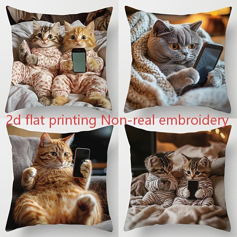 4 Piece Flat Print Pillow Cover Set Featuring Elements Like Beach Sea Waves Palm Trees Sunshades And Shells Suitable For Home 35x35cm 4pcs
4 Piece Flat Print Pillow Cover Set Featuring Elements Like Beach Sea Waves Palm Trees Sunshades And Shells Suitable For Home 35x35cm 4pcs