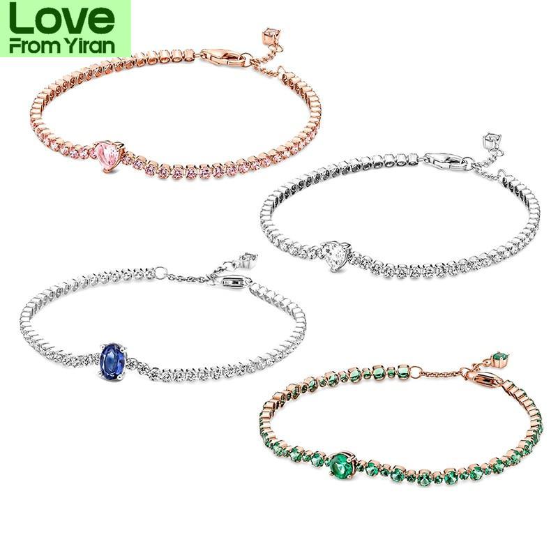 100% 925 серебряный материал зимний новый оригинальный логотип блестящий Love Heart Pav éTennis браслет женский браслет модные ювелирные изделия подарок 16cm
100% 925 серебряный материал зимний новый оригинальный логотип блестящий Love Heart Pav éTennis браслет женский браслет модные ювелирные изделия подарок 16cm