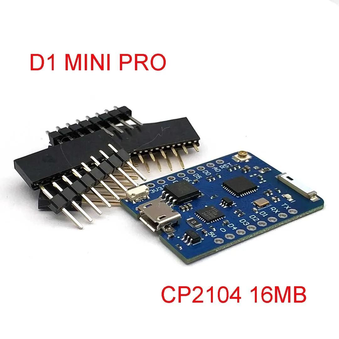 WeMos D1 Mini Pro V3.0 NodeMcu 4MB/16MB Байт Lua WIFI Плата для розробки Інтернету речей на базі ESP8266 CH340G Nodemcu V2 D1 MINI PRO 16MB
WeMos D1 Mini Pro V3.0 NodeMcu 4MB/16MB Байт Lua WIFI Плата для розробки Інтернету речей на базі ESP8266 CH340G Nodemcu V2 D1 MINI PRO 16MB
