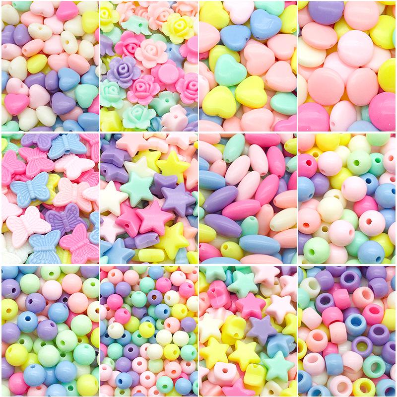 50g Mix of Acrylic Butterfly, Heart, Round Loose Beads for DIY Macaron Color Bracelets & Necklaces.
50g Mix of Acrylic Butterfly, Heart, Round Loose Beads for DIY Macaron Color Bracelets & Necklaces.