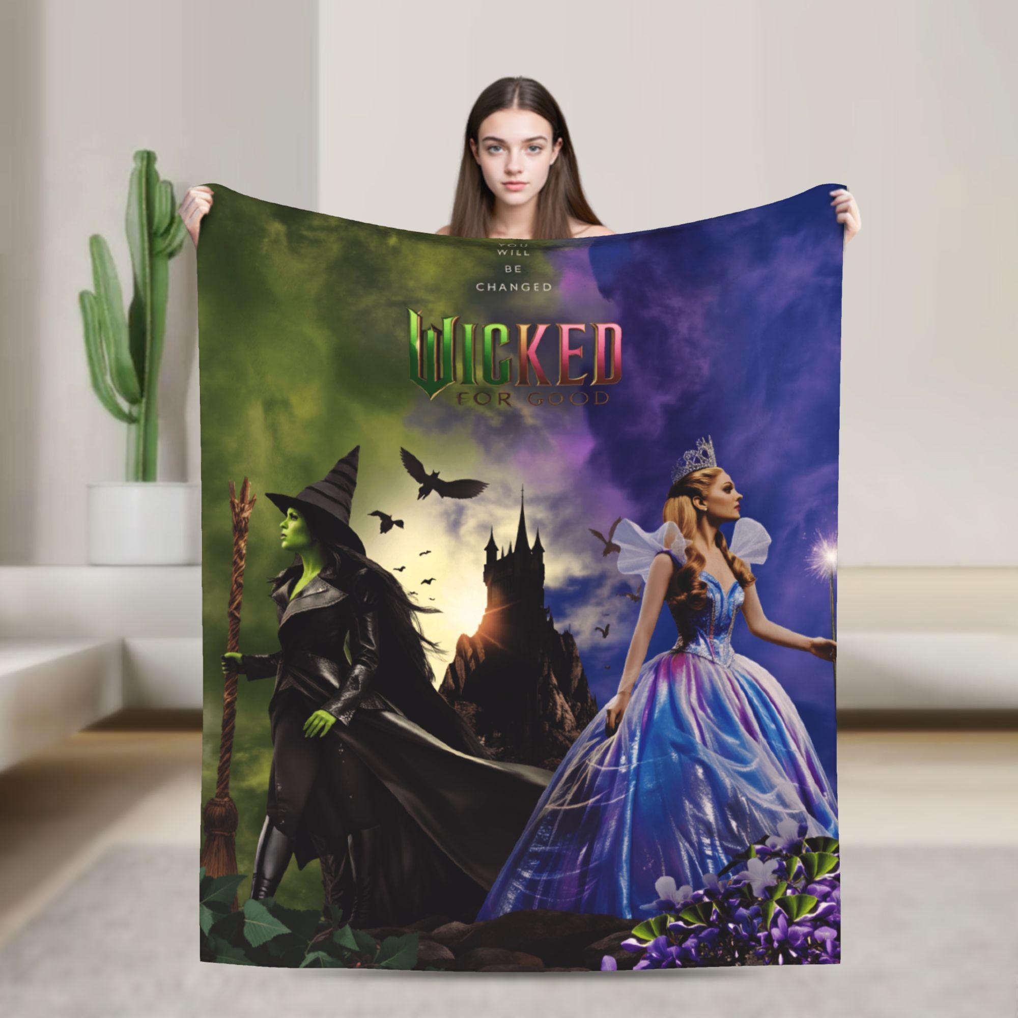 Wicked 2 Musical Movie Plush Blanket Child Flannel Bedding Throws For Couch Chair Warm Custom DIY Quality Bedspread Gift 75x90cm
Wicked 2 Musical Movie Plush Blanket Child Flannel Bedding Throws For Couch Chair Warm Custom DIY Quality Bedspread Gift 75x90cm