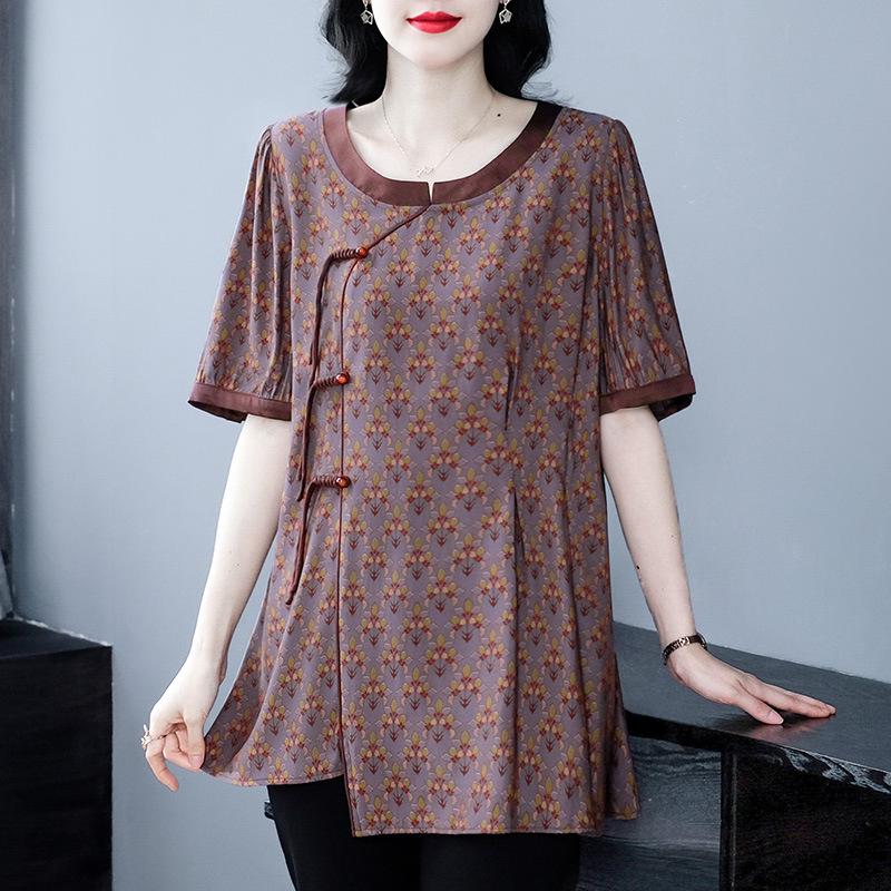 2025 Floral Plus Size Women s Summer Fashion Loose Short Sleeve Top for Middle-Aged and Elderly L (100-120 jin) цветочный
2025 Floral Plus Size Women s Summer Fashion Loose Short Sleeve Top for Middle-Aged and Elderly L (100-120 jin) цветочный