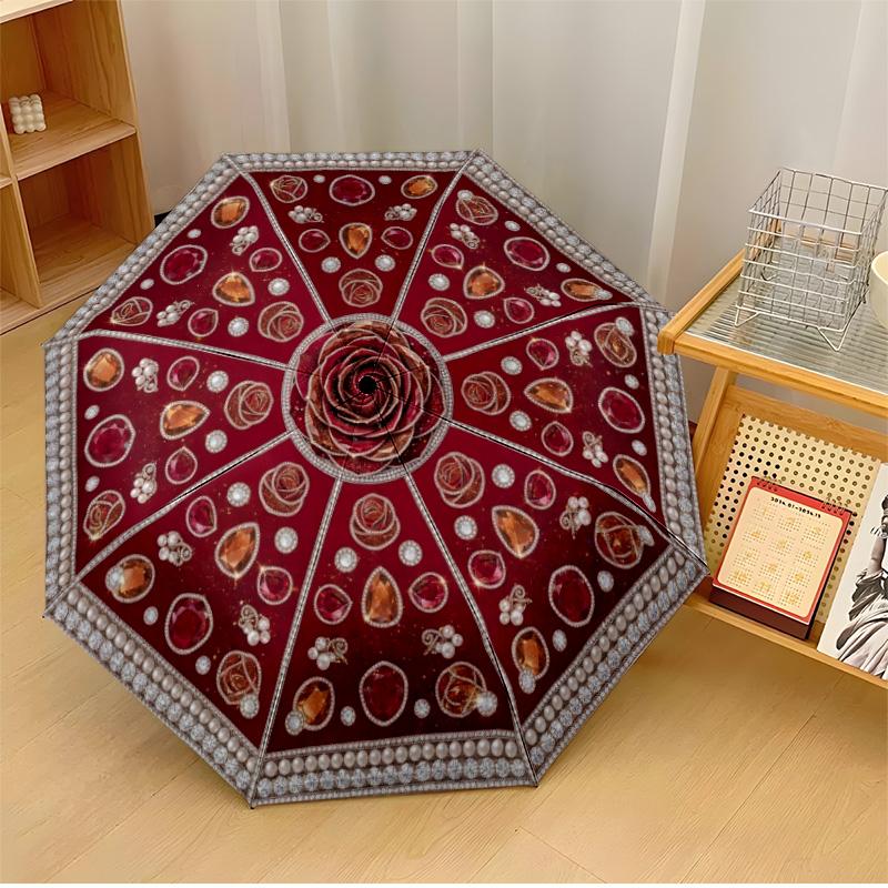 Floral Mandala Design 49 Theme Automatic Umbrella Compact 8-Rib Design Sturdy Construction Durable Umbrella Stylish Accessory
Floral Mandala Design 49 Theme Automatic Umbrella Compact 8-Rib Design Sturdy Construction Durable Umbrella Stylish Accessory