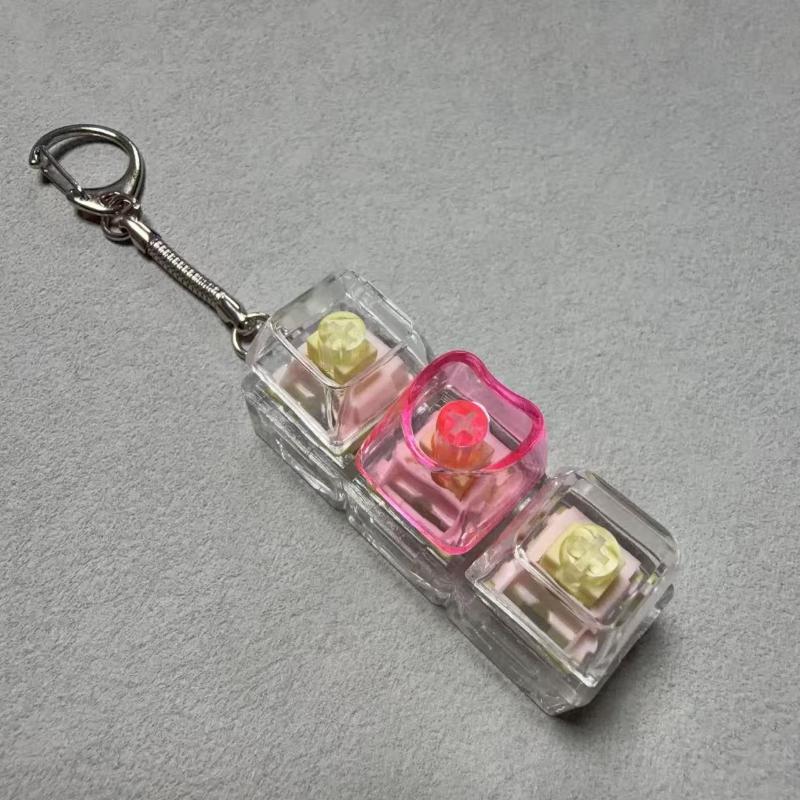Keyboard Key Chain Diy Button Finger Keyboard Caps Transparent Stress Relief Toy Bag Pendant Toy Gift B
Keyboard Key Chain Diy Button Finger Keyboard Caps Transparent Stress Relief Toy Bag Pendant Toy Gift B