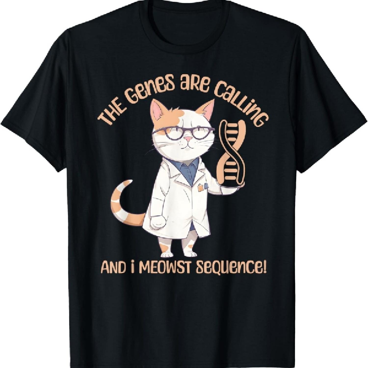 Funny Molecular Biology Cat Gene Sequencing DNA Biologist T-Shirt XXXXXL чорний
Funny Molecular Biology Cat Gene Sequencing DNA Biologist T-Shirt XXXXXL чорний